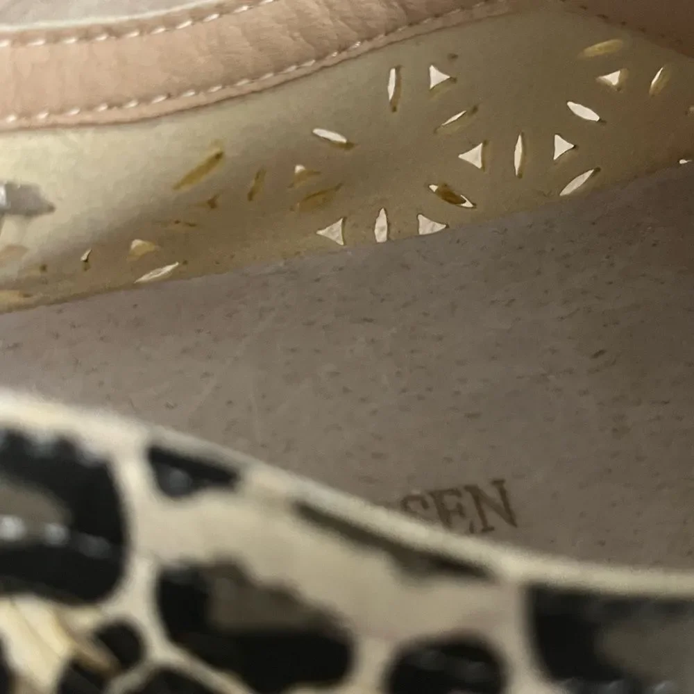Isle Jacobsen Leopard Print Slip On Sneakers NWOB